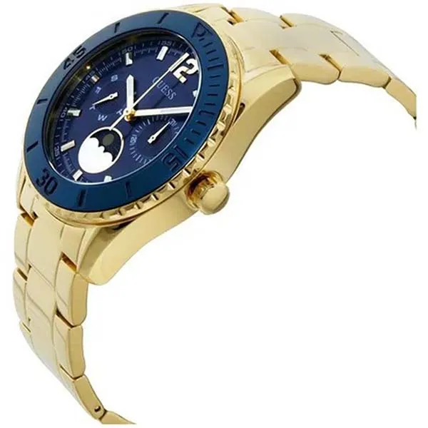 Đồng Hồ Nữ Guess Gold-Tone Steel Bracelet Women's Watch 40mm U0565L4 Màu Xanh Vàng