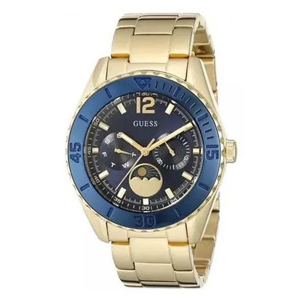 Đồng Hồ Nữ Guess Gold-Tone Steel Bracelet Women's Watch 40mm U0565L4 Màu Xanh Vàng