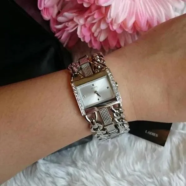 Đồng Hồ Nữ Guess W0433L1 Women's Watch Màu Bạc