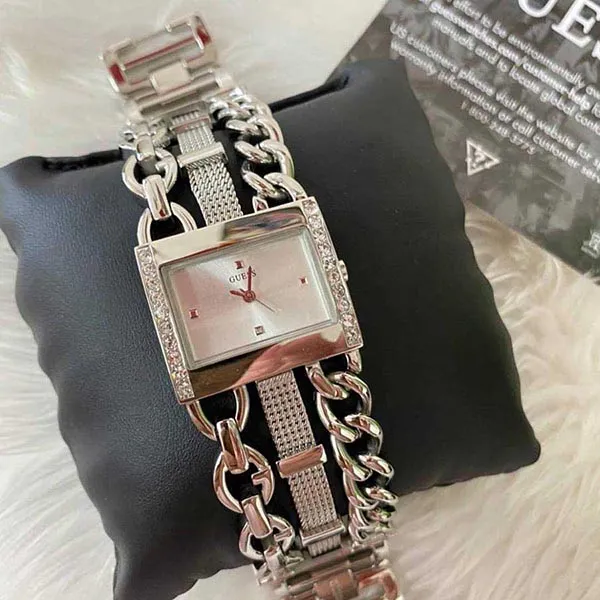 Đồng Hồ Nữ Guess W0433L1 Women's Watch Màu Bạc