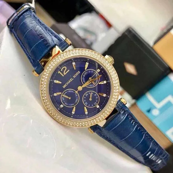 Đồng Hồ Nữ Michael Kors MK2545 39mm Màu Xanh Vàng - Đồng hồ - Vua Hàng Hiệu