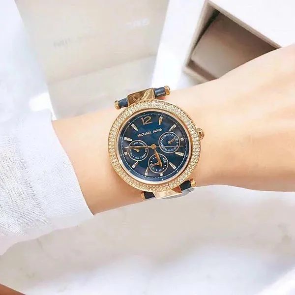Đồng Hồ Nữ Michael Kors MK2545 39mm Màu Xanh Vàng - Đồng hồ - Vua Hàng Hiệu