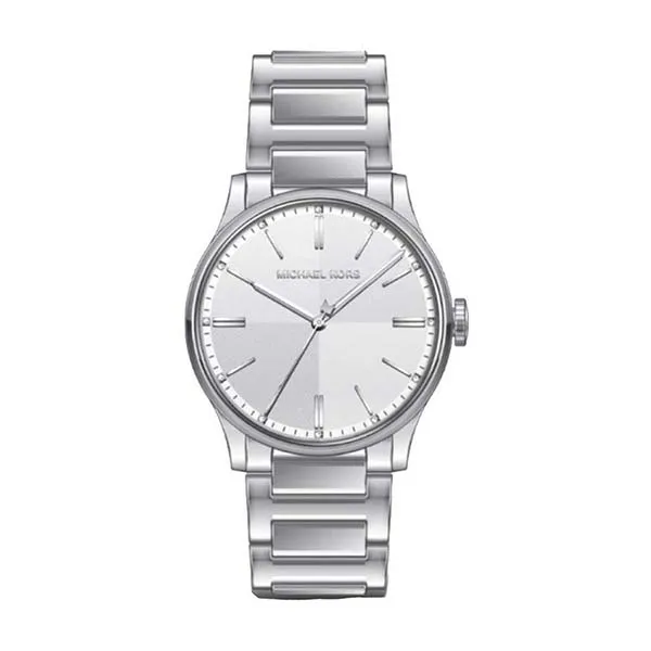 Đồng Hồ Nữ Michael Kors MK3614W Mini Bailey Silver Tone Stainless Steel Watch 34mm Màu Bạc