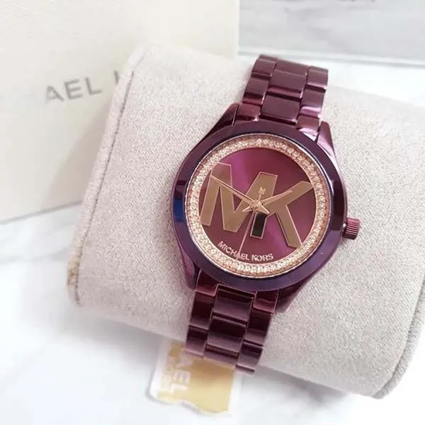 Đồng Hồ Nữ Michael Kors MK3764 33mm Màu Tím