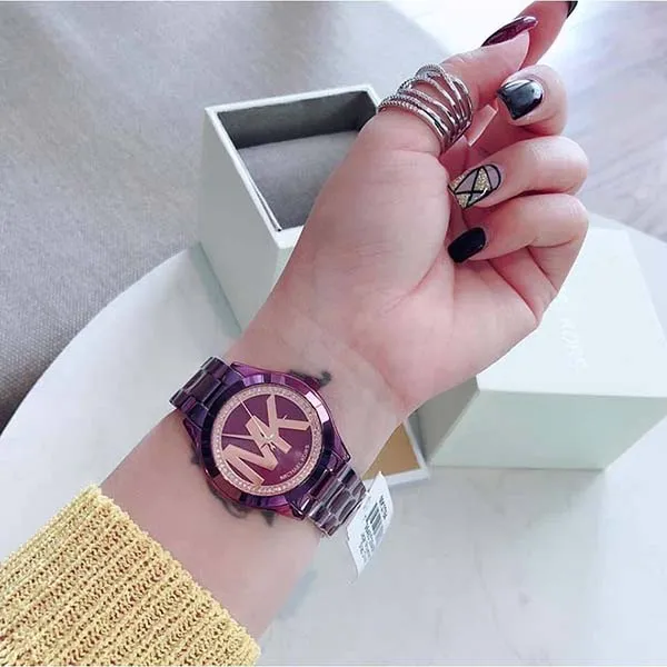 Đồng Hồ Nữ Michael Kors MK3764 33mm Màu Tím