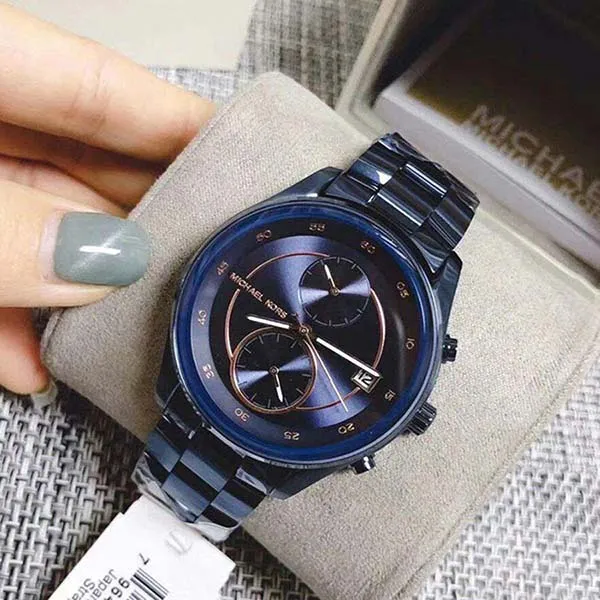 Đồng Hồ Nữ Michael Kors MK6468 40mm màu Xanh Navy