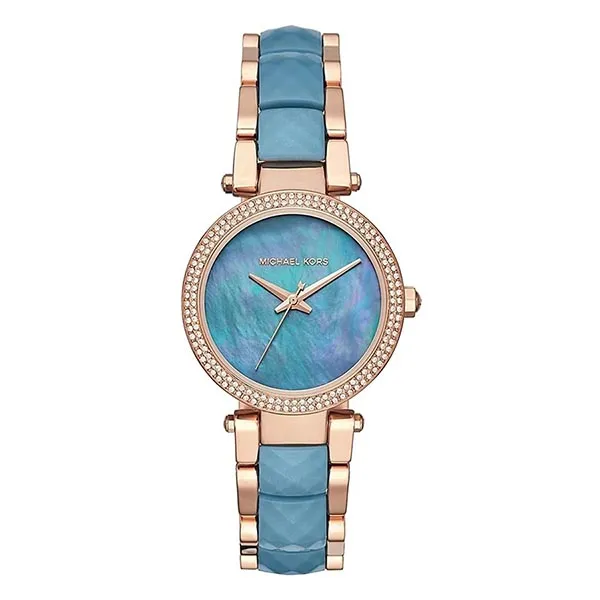 Đồng Hồ Nữ Michael Kors MK6491 33mm Màu Xanh – Vàng Hồng