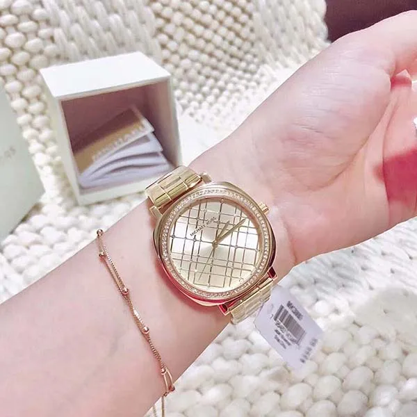 Đồng Hồ Nữ Michael Kors MK Nia Gold-Tone Watch 38mm MK3989 Màu Vàng Gold - Đồng hồ - Vua Hàng Hiệu