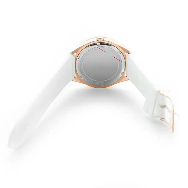 Đồng Hồ Nữ Michael Kors MK Oversized Quartz White Dial Stainless Steel Ladies Watch MK6945 Màu Trắng