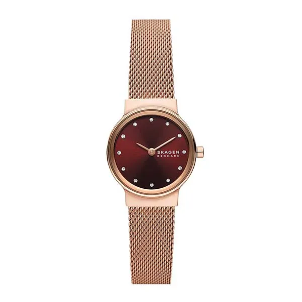 Đồng Hồ Nữ Skagen KW3067 Dây Kim Loại 26mm Màu Vàng Hồng