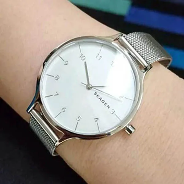 Đồng Hồ Nữ Skagen SKW2701 Dây Thép Không Gỉ Màu Bạc