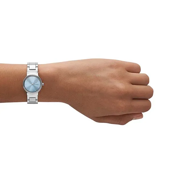Đồng Hồ Nữ Skagen SKW3069 Dây Kim Loại 26mm Màu Xanh Bạc - Đồng hồ - Vua Hàng Hiệu