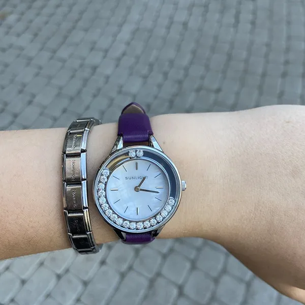 Đồng Hồ Nữ Sunlight Watches For Women Exclusively At S322ASW-01LV Màu Trắng Bạc - Đồng hồ - Vua Hàng Hiệu