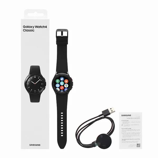 Đồng Hồ Thông Minh Samsung Galaxy Watch 4 Classic 42mm Màu Đen - Đồng hồ - Vua Hàng Hiệu