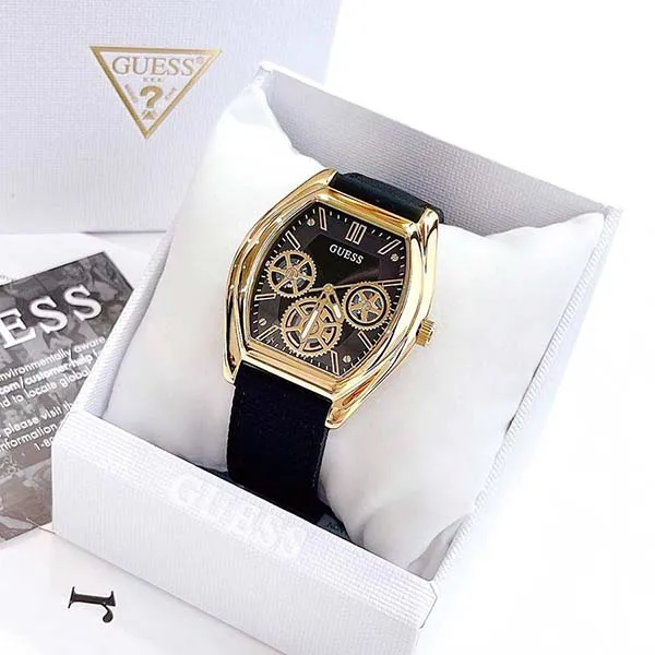 Đồng Hồ Unisex Guess Màu Đen Vàng