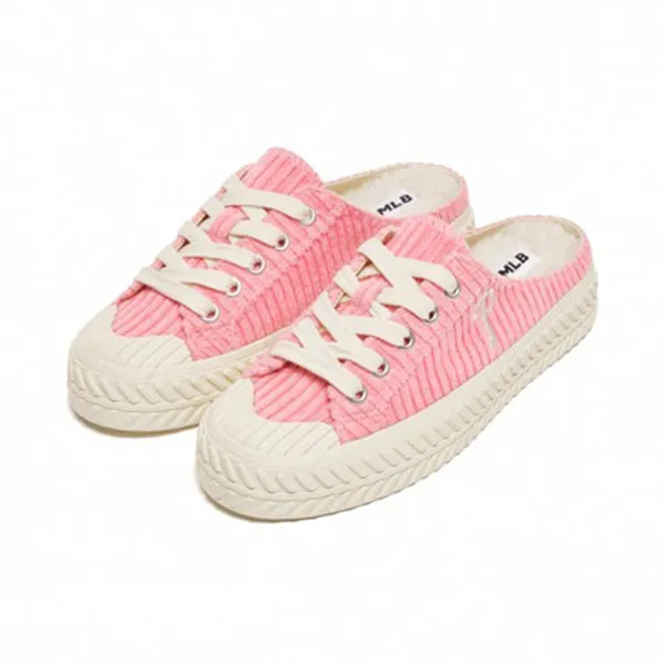 Giày Hở Gót MLB PlayBall Corduroy Mule Pink 3AMUUD116-10PKS Màu Hồng Size 230 - Giày - Vua Hàng Hiệu