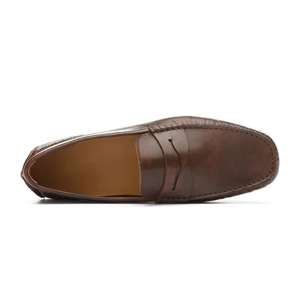 Giày Lười Nam Germano Bellesi 243 Màu Nâu Size 39