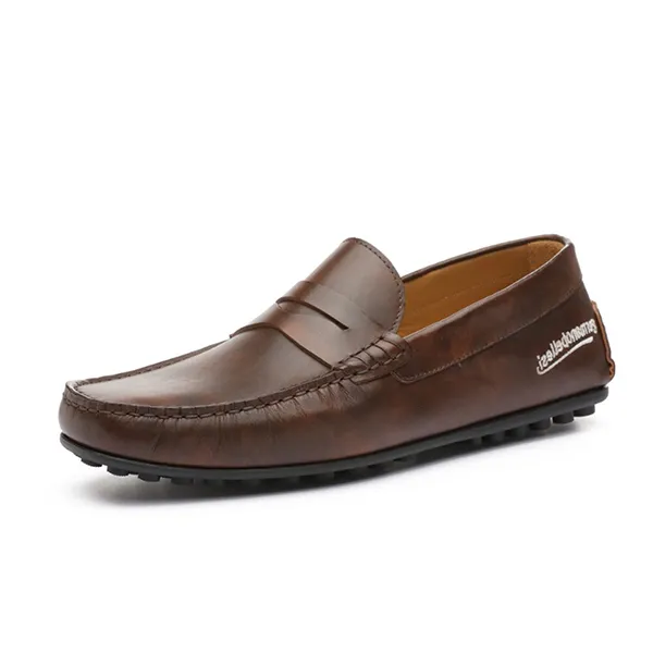 Giày Lười Nam Germano Bellesi 243 Màu Nâu Size 39