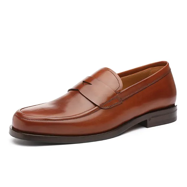Giày Lười Nam Germano Bellesi 917 Màu Nâu Size 38.5