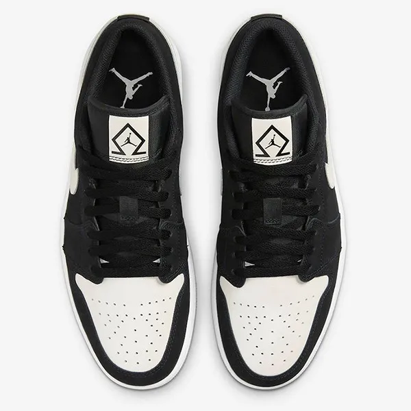 Giày Nike Air Jordan 1 Low Diamond Boyz 2022 Màu Đen Trắng Size 39