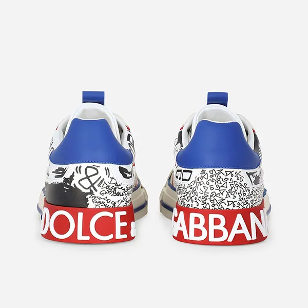 Giày Sneakers Dolce & Gabbana D&G Graffiti-print Calfskin Custom 2.Zero CS1863AO8068C009 Phối Màu