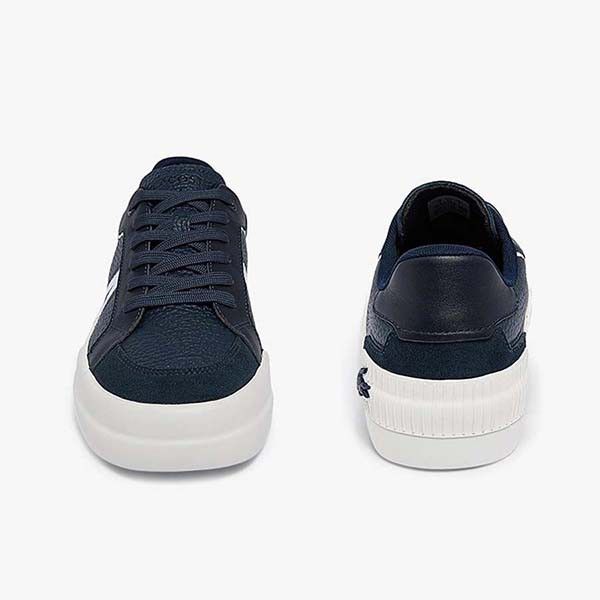 Giày Sneakers Lacoste L004 0722 Màu Xanh Trắng Size 40.5 - 4