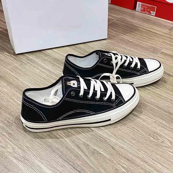 Giày Sneakers WHOAU WHPGC2121A Màu Đen - Giày - Vua Hàng Hiệu