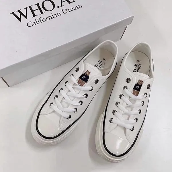 Giày Sneakers WHOAU WHPGC2121A Màu Trắng - Giày - Vua Hàng Hiệu