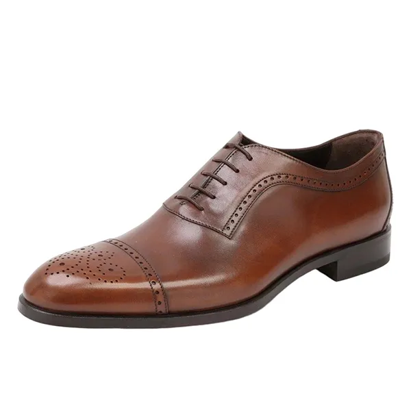 Giày Tây Nam Germano Bellesi 1090 Màu Nâu