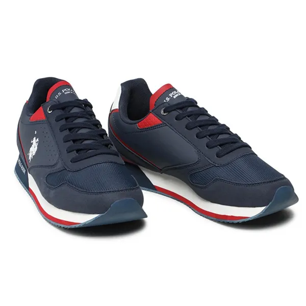 Giày Thể Thao Nam U.S. Polo Assn. NOBIL003M2HY2_BLU_DBL-RED05 Màu Xanh Navy Size 42