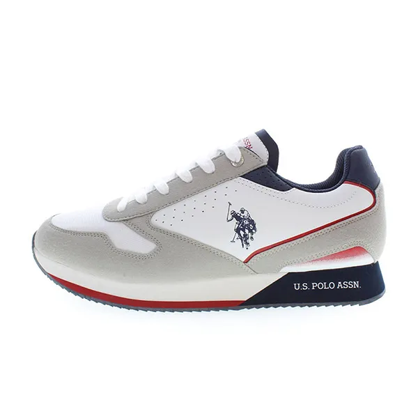 Giày Thể Thao Nam U.S. Polo Assn. NOBIL003MBHY3_BIANCO_WHI Màu Trắng Size 40