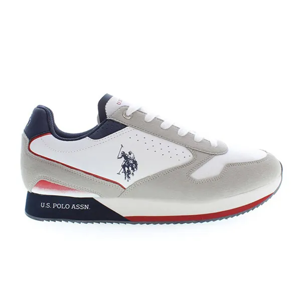 Giày Thể Thao Nam U.S. Polo Assn. NOBIL003MBHY3_BIANCO_WHI Màu Trắng Size 40