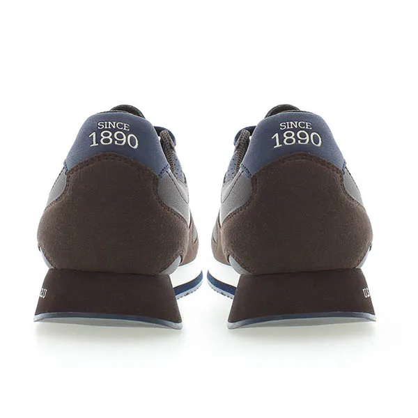 Giày Thể Thao Nam U.S. Polo Assn. NOBIL003MBHY3_MARRONE_DBR001 Màu Nâu Size 42 - Giày - Vua Hàng Hiệu
