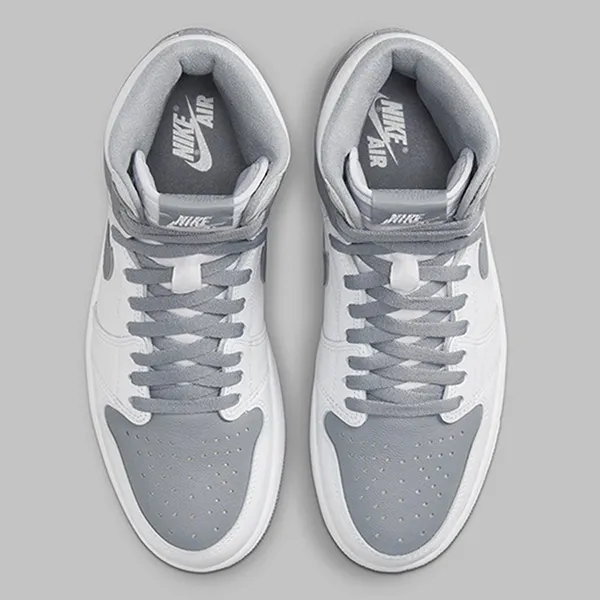 Giày Thể Thao Nike Air Jordan 1 Retro High OG 'White Stealth' 555088-037 Màu Trắng Xám Size 40.5 - Giày - Vua Hàng Hiệu