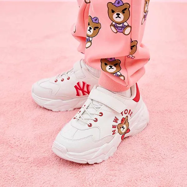 Giày Thể Thao Trẻ Em MLB Bigball Chunky Megabear New York Yankees 7ASHCC02N-50RDS Màu Trắng Đỏ - Giày - Vua Hàng Hiệu