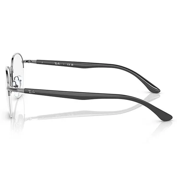 Gọng Kính Unisex Ray-Ban 0RX6487 250252.C Màu Đen Khói Size 52