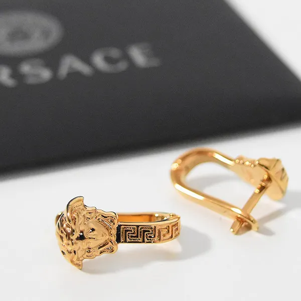 Khuyên Tai Versace Medusa Street Style Logo 1008770 1A00620 3J000 Màu Vàng