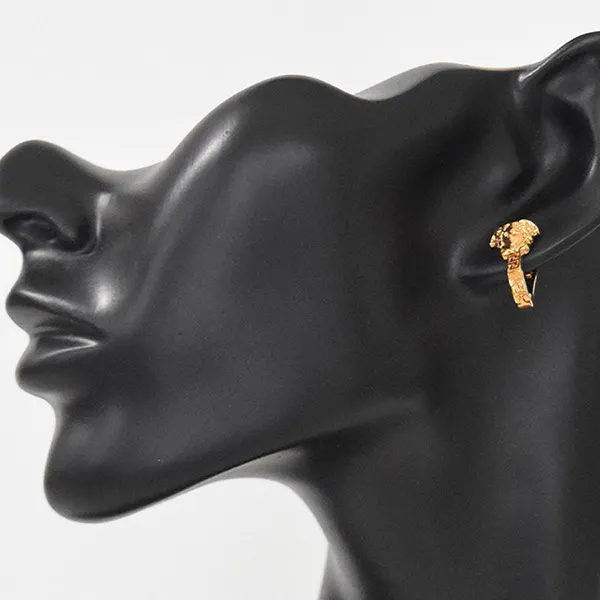 Khuyên Tai Versace Medusa Street Style Logo 1008770 1A00620 3J000 Màu Vàng