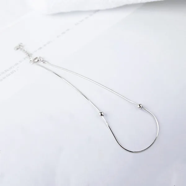 Lắc Chân LiLi Jewelry Đính Hạt Lili_464984 Màu Bạc - Trang sức - Vua Hàng Hiệu