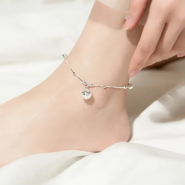 Lắc Chân LiLi Jewelry Hình Chiếc Chuông Lili_172229 Màu Bạc - Trang sức - Vua Hàng Hiệu