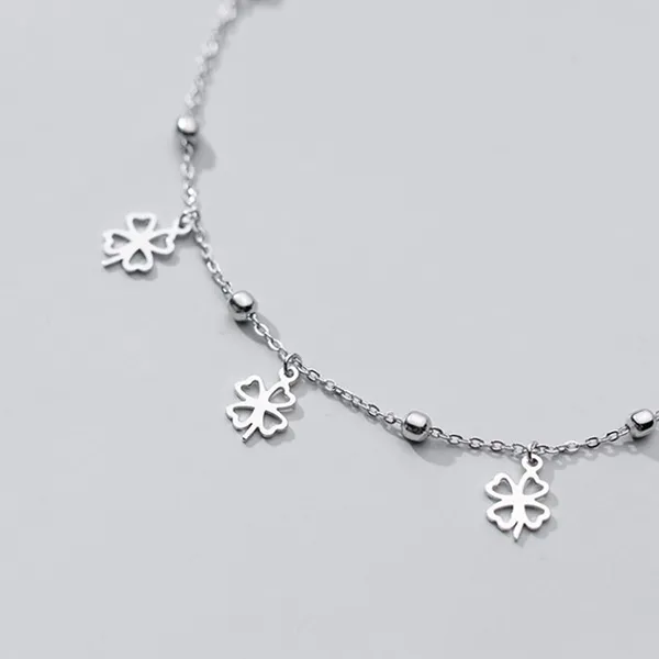 Lắc Chân LiLi Jewelry Hình Cỏ 4 Lá Lili_977994 Màu Bạc - Trang sức - Vua Hàng Hiệu