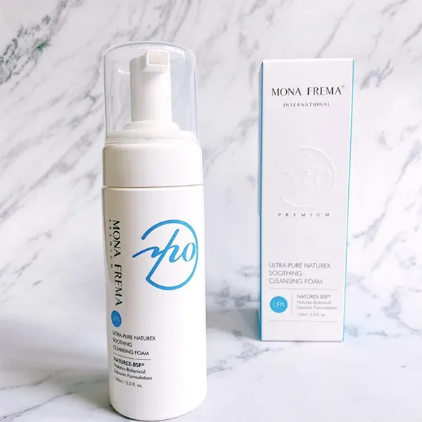 Sữa Rửa Mặt Dành Cho Da Khô Mona Frema UPA Ultra-pure Naturex Soothing Cleansing Foam 150ml