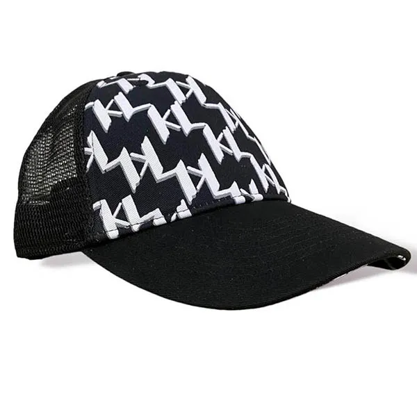 Mũ Karl Lagerfeld K/Ikonik Monogram-Print Màu Đen - Mũ nón - Vua Hàng Hiệu