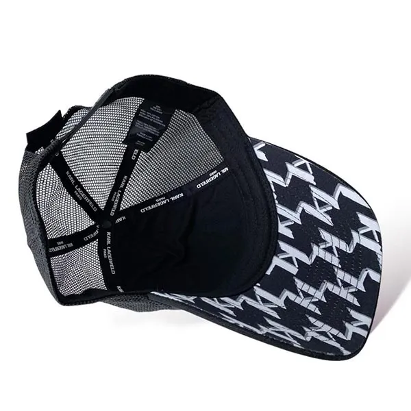 Mũ Karl Lagerfeld K/Ikonik Monogram-Print Màu Đen - Mũ nón - Vua Hàng Hiệu