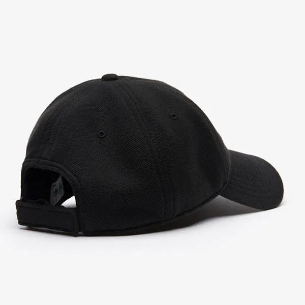 Mũ Lacoste Camouflage Crocodile Logo Fawn Cap RK7918-41L Màu Đen