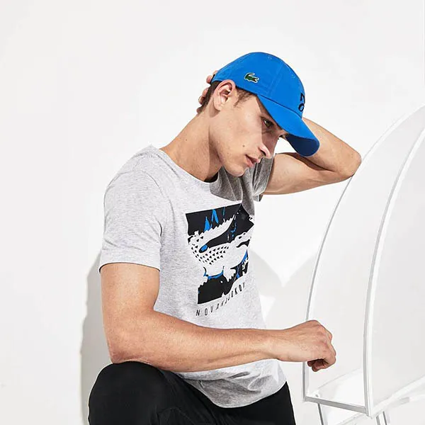 Mũ Lacoste Men's Sport Tennis Microfiber Cap RK3881-L61 Màu Xanh Blue