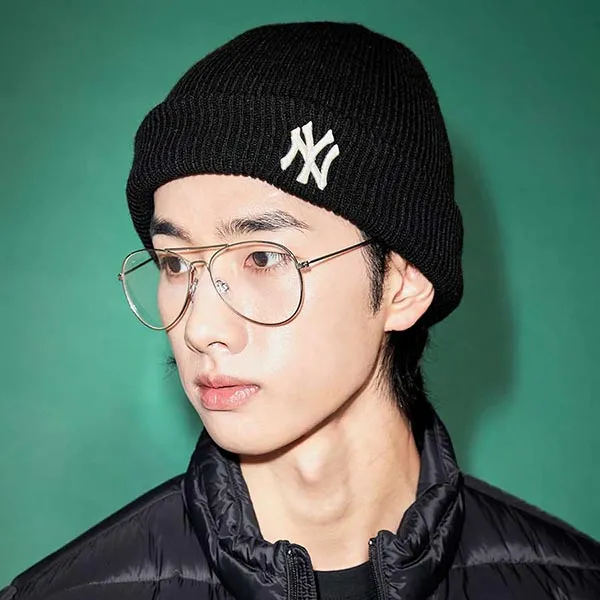 Mũ Len MLB New York Yankees 3ABNM0126-50BKS Màu Đen