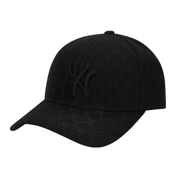 Mũ MLB Monogram Jacquard Structure Ball Cap New York Yankees 32CPFC111-50L Màu Đen