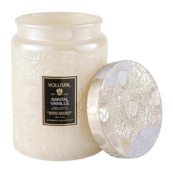 Nến Thơm Voluspa Santal Vanille – Large Jar Candle 510g - Nến thơm - Vua Hàng Hiệu