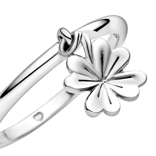 Nhẫn Pandora Dangling Four-Leaf Clover 197938 Màu Bạc Size 48